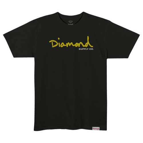 Camiseta Masculina Diamond OG Script Tee PRETO-V26DIC07-  -1-